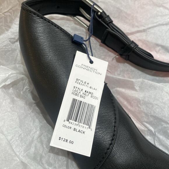 French Connection Layla Half Moon Hobo Bag - Picture 8 of 11